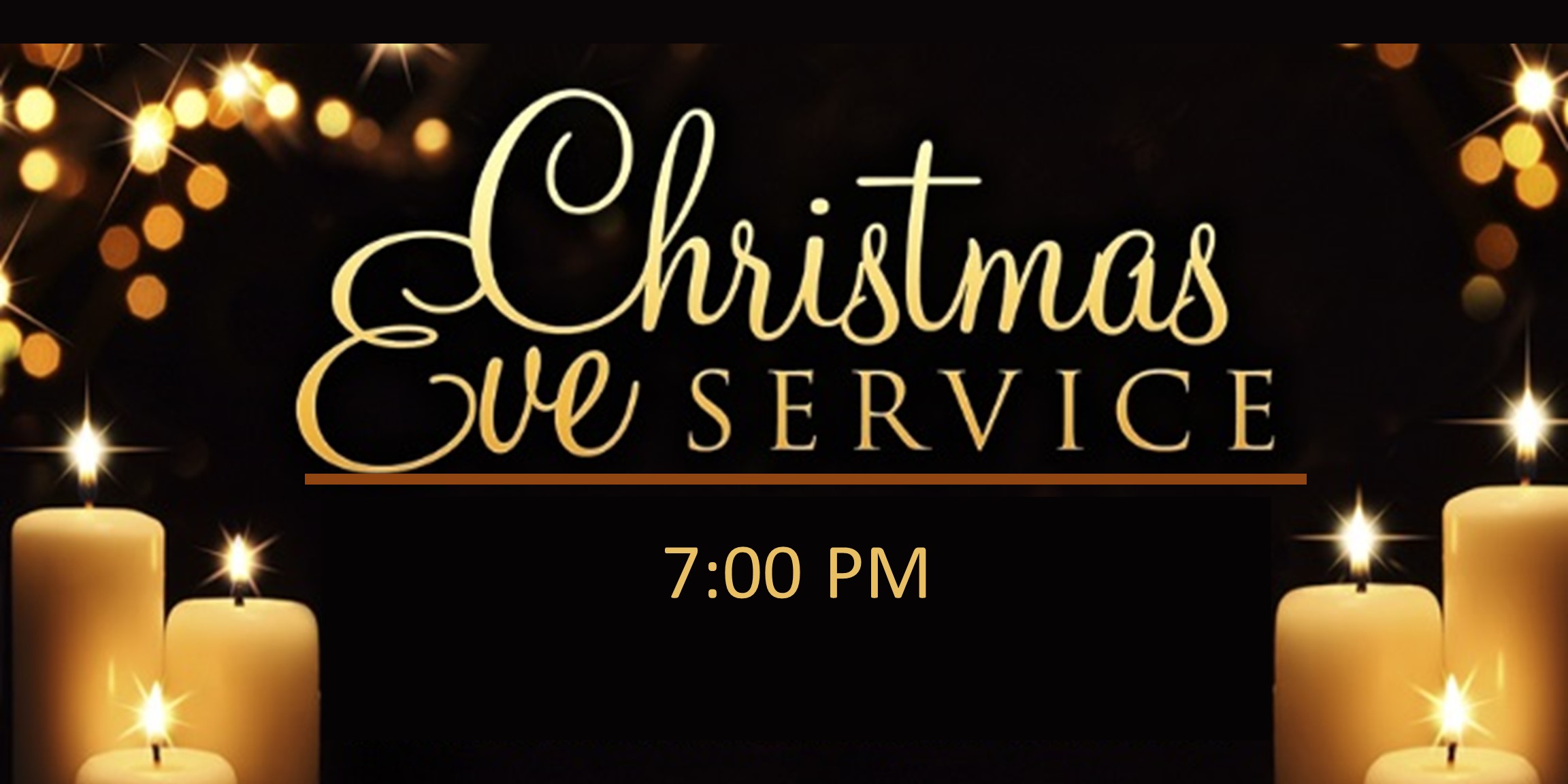 Christmas Eve Worship Service Time